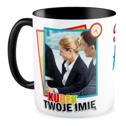 FOTO Kubek czarny 330ml KORPO